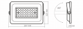 Proiector - halogen LED 30W - Alb - Alb neutru (5000K)