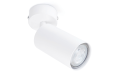 Corp de iluminat cu halogen montat pe zid de perete și tavan LED Kivi x1 - Alb