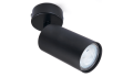 Corp de iluminat cu halogen montat pe zid de perete și tavan LED Kivi x1 - Czarna