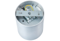 Corp de iluminat halogen mobil montat pe zid din aluminu LED Busto L x1 - Argintiu