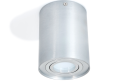Corp de iluminat halogen mobil montat pe zid din aluminu LED Busto L x1 - Argintiu