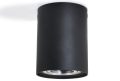 Corp de iluminat halogen mobil montat pe zid din aluminu LED Busto L x1 – Negru/argintiu