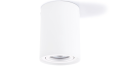 Corp de iluminat halogen mobil rotund montat pe zid LED Busto S – Alb