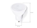 Bec LED GU10 5W cu senzor de mișcare și crepuscul - Alb neutru (4000K)