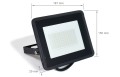 Set: Trepied dublu extensibil LED + 2x proiector 50W - Alb neutru (4500K) 