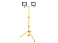 Set: Trepied dublu extensibil LED + 2x proiector 50W - Alb neutru (4500K) 