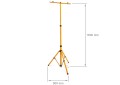 Set: Trepied dublu extensibil LED + 2x proiector 50W - Alb neutru (4500K) 
