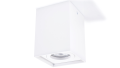 Corp de iluminat halogen fix montat pe zid din aluminu LED Busto S x1 - Alb