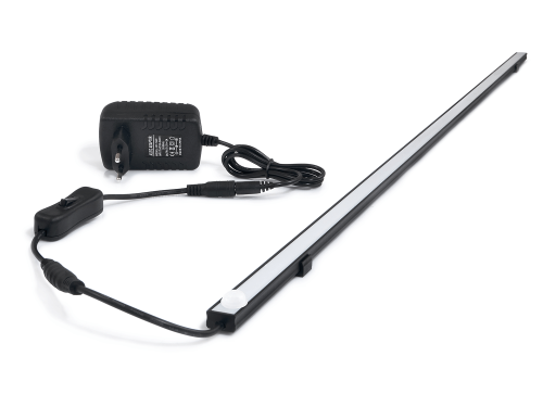 Corp de iluminat sub-dulap cu senzor de mișcare LED - lampă de bucătărie - Maja 12W 100cm - Negru - Alb neutru (4500K)