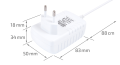 Sursă de alimentare plug-in 12V 24W 2A - Alb