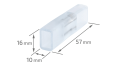 Conector pentru benzi LED 230V 60LED/m 9x5mm - Scurt, dublu