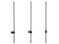 Aplică de perete LED Catrina 17W 120cm - Negru - Alb neutru (4000K)