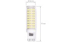 Bec LED G9 12W | SMD2835 | Alb rece (6000K)