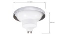 Bec LED GU10 AR111 12W COB 230V - Alb neutru (4500K)