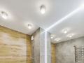 Corp de iluminat halogen fix montat pe zid din aluminu LED Ring - Negru