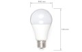 Bec LED E27 15W - Alb cald (3000K)