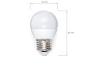 Bec LED E27 4W - Alb neutru (4500K)