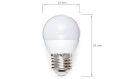 Bec LED E27 4W - Alb rece (6000K)