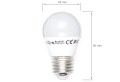 Bec LED E27 7W - Alb cald (3000K)