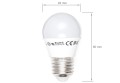 Bec LED E27 7W - Alb rece (6000K)