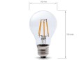 Bec LED E27 7W Filament - Alb cald (3000K)
