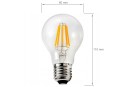 Bec LED E27 8W Filament - Alb cald (3000K)