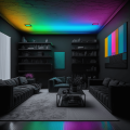 Controler radio (RF) 18A 216W pentru benzi LED RGB - Negru