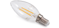  Șirop LED E14 2W Filament - Alb Cald (2700K)
