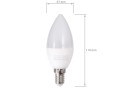 Bec LED E14 10W C37 - Alb cald (3000K)