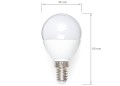 Bec LED E14 6W G45 - Alb cald (3000K)
