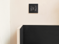 Set: 1x Priză electrică de sticlă Bianka 230V 16A + ramă de sticlă - Negru