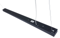 Lampă tavan suspendată LED Linea 40W - Negru - Alb neutru (4500K)
