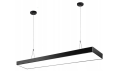 Lampă tavan suspendată LED Finea 90W (KW) - Negru - Alb neutru (4500K)