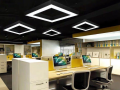 Lampă tavan suspendată LED Qnea V2 72W - Negru - Alb neutru (4500K)