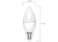 Bec LED E14 8W C37 - Alb neutru (4500K)