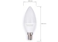 Bec LED E14 4W C37 - Alb neutru (4500K)
