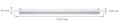 Corp de iluminat R2 pentru tuburi fluorescente LED T8 - 2x120cm
