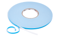 Bandă adezivă dublu adezivă din spumă 6mm x 25mb - Albă