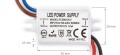 Sursă de alimentare în cutie 12V 0.5A 6W IP67