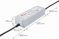 Sursă de alimentare GLP 12V 120W 10A IP67- 5 ani garanție