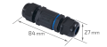 Conector cablu ermetic CNP20_3P IP68 3x 0.5-1.5mm²