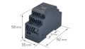 Alimentator modular Mean Well LPV-60-12 12V 60W 5A IP67- 3 ani garanție