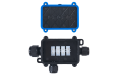 Conector cablu etanș CNP723_3T 450V 41A - cutie rezistentă la apă IP68 cu tuleje de etanșare