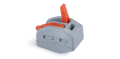 Conector rapid CMK-412 - 2x 0.08 până la 2.5 (4.0) mm2 - 50 buc