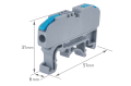 Set: Conector rapid pe șină DIN CMK-420 - 0.08 până la 2.5 (4.0) mm² - 25 buc