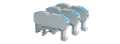 Set: Conector rapid pe șină DIN CMK-420 - 0.08 până la 2.5 (4.0) mm² - 25 buc