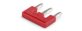 Set: Conector tip punte cu 3 căi CMK-420-3 pentru șină DIN - 50 buc