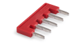 Set: Conector tip punte cu 5 căi CMK-420-5 pentru șină DIN - 25 buc