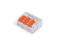 Set: Conector rapid tip Koloreno CMK-633 - 3x 0.2 până la 4.0 mm² - 50 buc