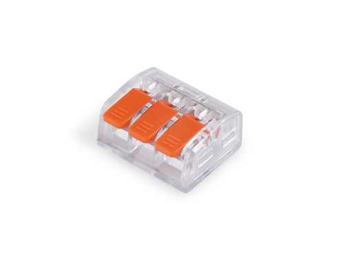 Set: Conector rapid tip Koloreno CMK-633 - 3x 0.2 până la 4.0 mm² - 50 buc